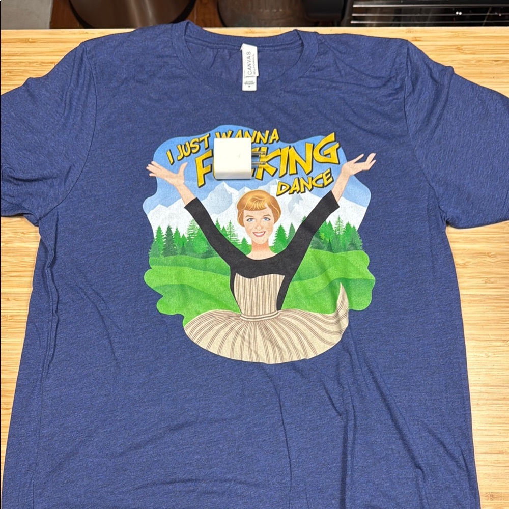 Funny Blue Graphic Tee